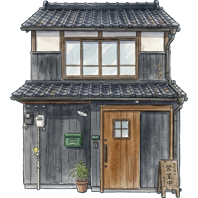 MIKI house illustration